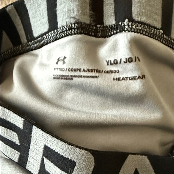 Under Armour Kids Gray Leggings - Picture 3 of 6